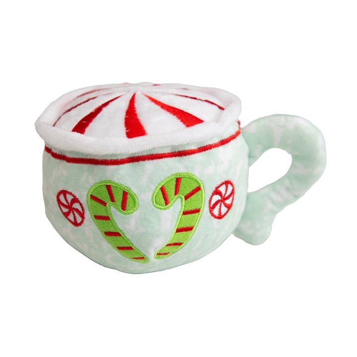 Pet Palette Distribution - Wholesale Pet Plush Toy - Dog - SnugArooz Puppermint Latte Plush Dog Toy0