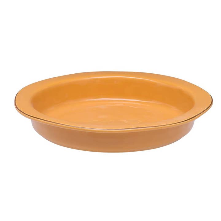 Cantaria Pie/Quiche Dish Golden Honey for wholesale by Skyros Designs