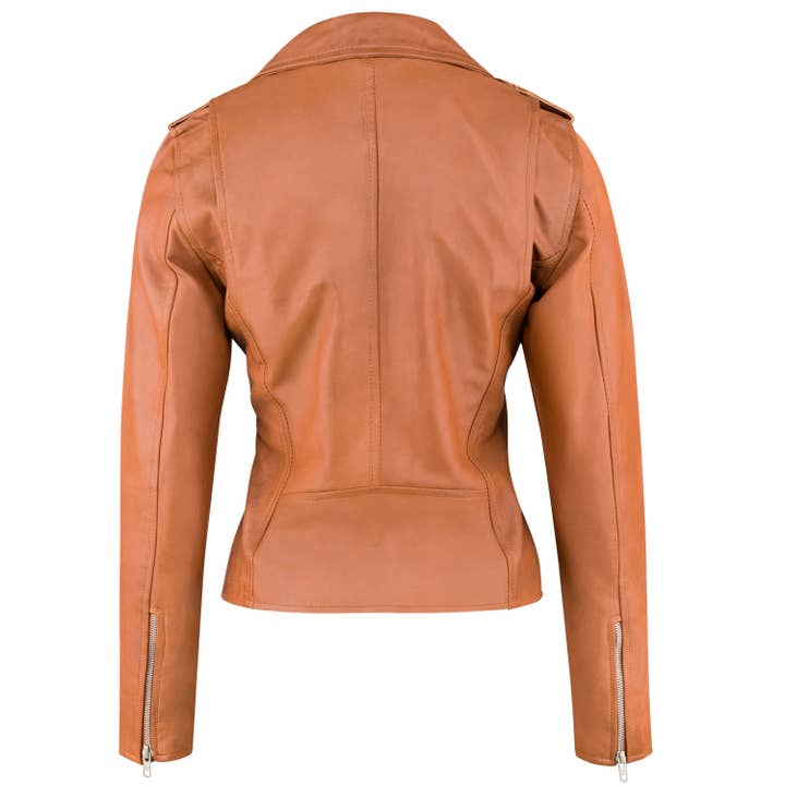 Urban 5884 Amsterdam | Leather jackets – wholesale Motorcykeljacka - Dam – Urban 5884 Amy svart damer jacka lamm hud