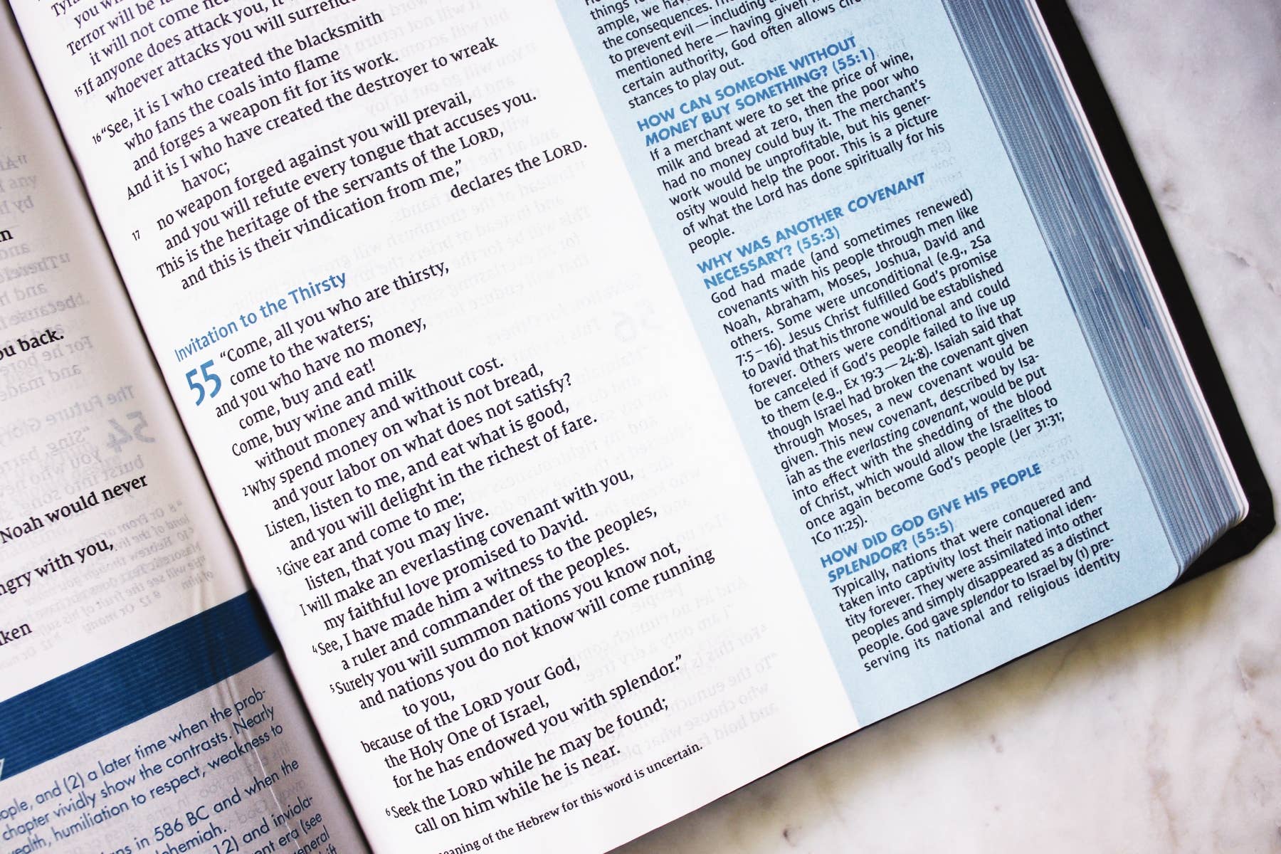 HarperCollins Christian Publishing - Wholesale Reference - NIV Quest Study Bible, Large Print, Bonded Leather, Black7