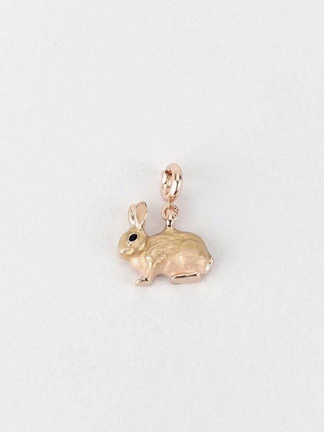 Enamel Rabbit Charm for wholesale by Fable England