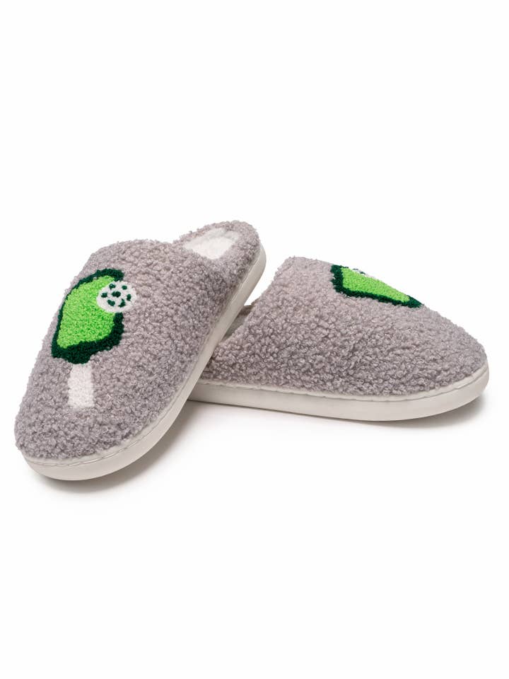 Living Royal - Wholesale Slippers - Unisex - Indoor / Outdoor Slippers - Pickleball - Gray1