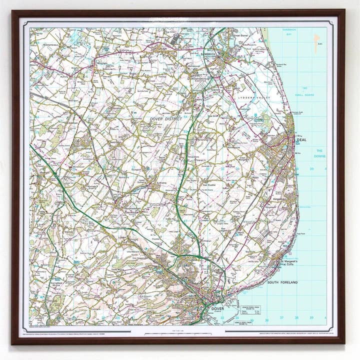 Ordnance Survey Landranger Karta centrerad på ditt hem för wholesale av Map Marketing Limited