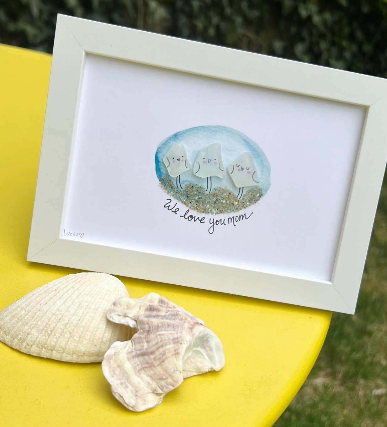 Sook & Hook - Wholesale Art Print - Shore Birds Sea Glass Art10