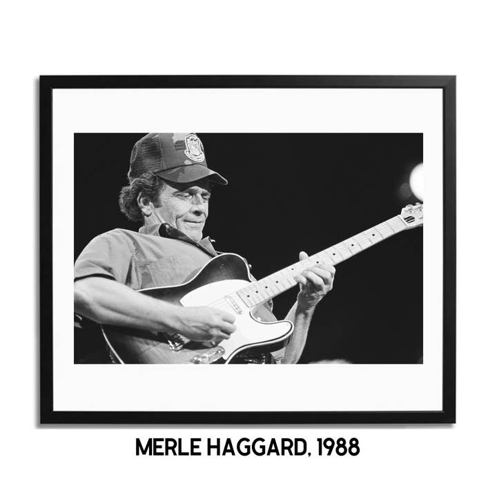 Merle Haggard, 1988/Nashville Fotografi för wholesale av Country Cuties Clothing