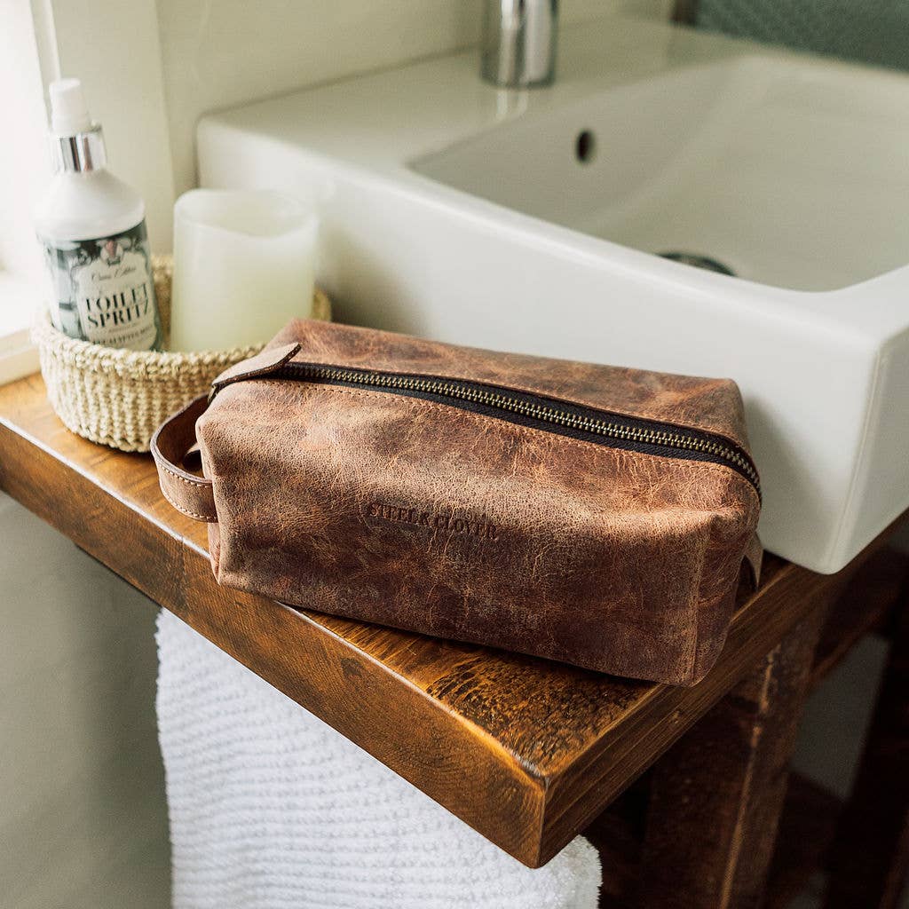 Steel & Clover - Wholesale Toiletry Bag - Men's - Reno Dopp Kit4