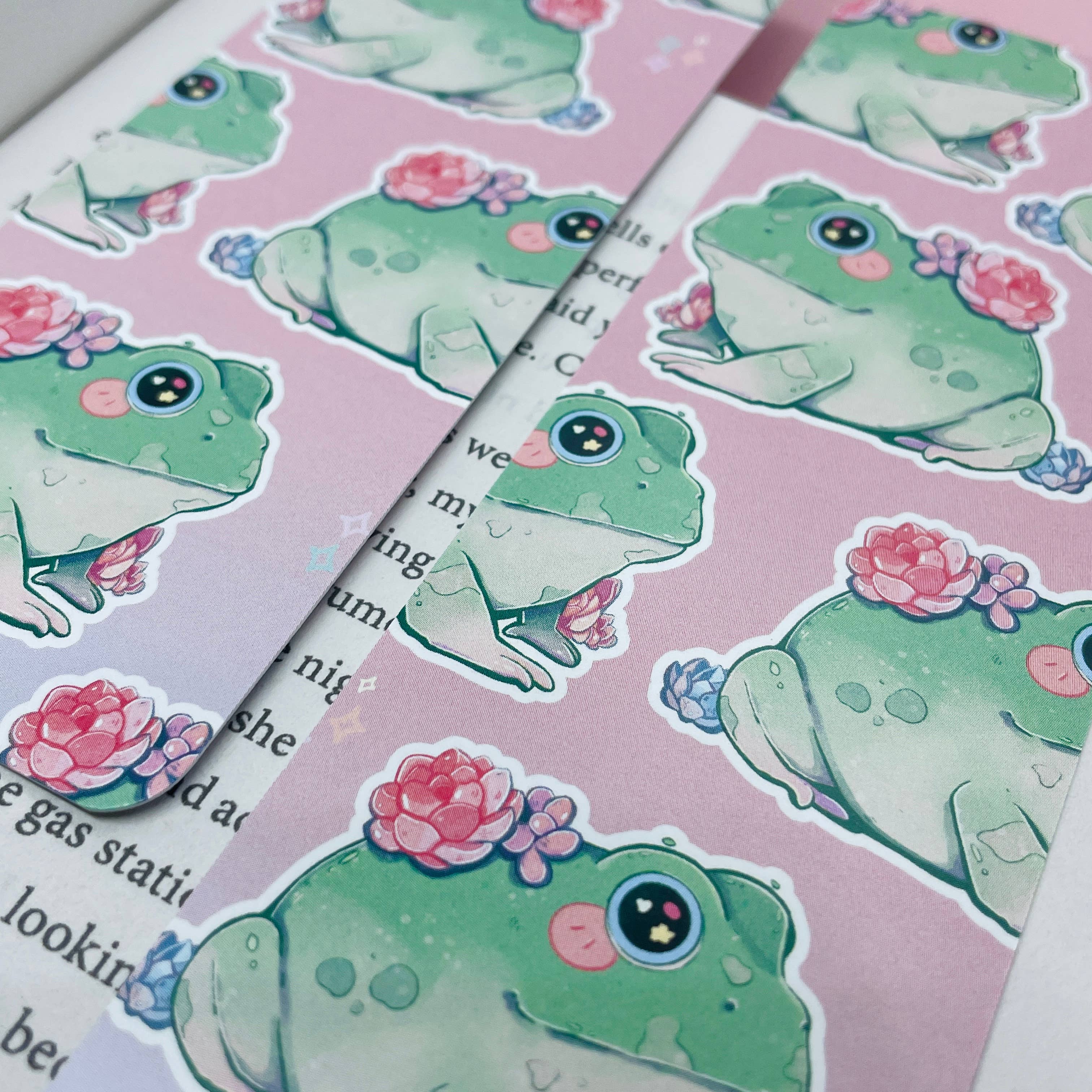 BubblesArtCraft - Vendita all'ingrosso Segnalibro - Segnalibro a forma di rana succulenta | kawaii | Segnalibro carino |1