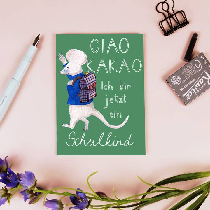 Wonder Of Today - Wholesale Postcard - Postcard School Mouse Ciao Cocoa