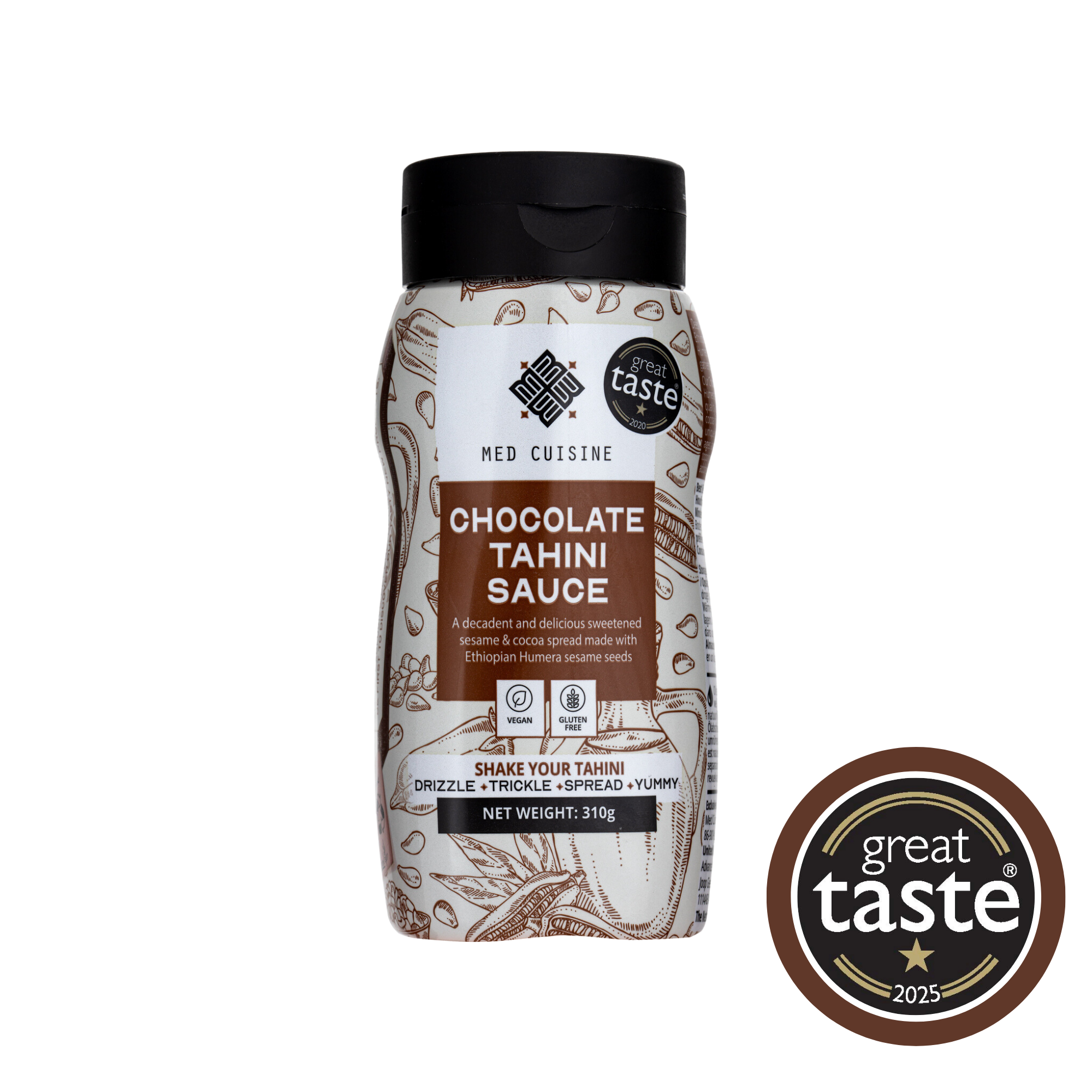 Med Cuisine – wholesale Sauce – Chocolate Tahini Sauce - 310GR0