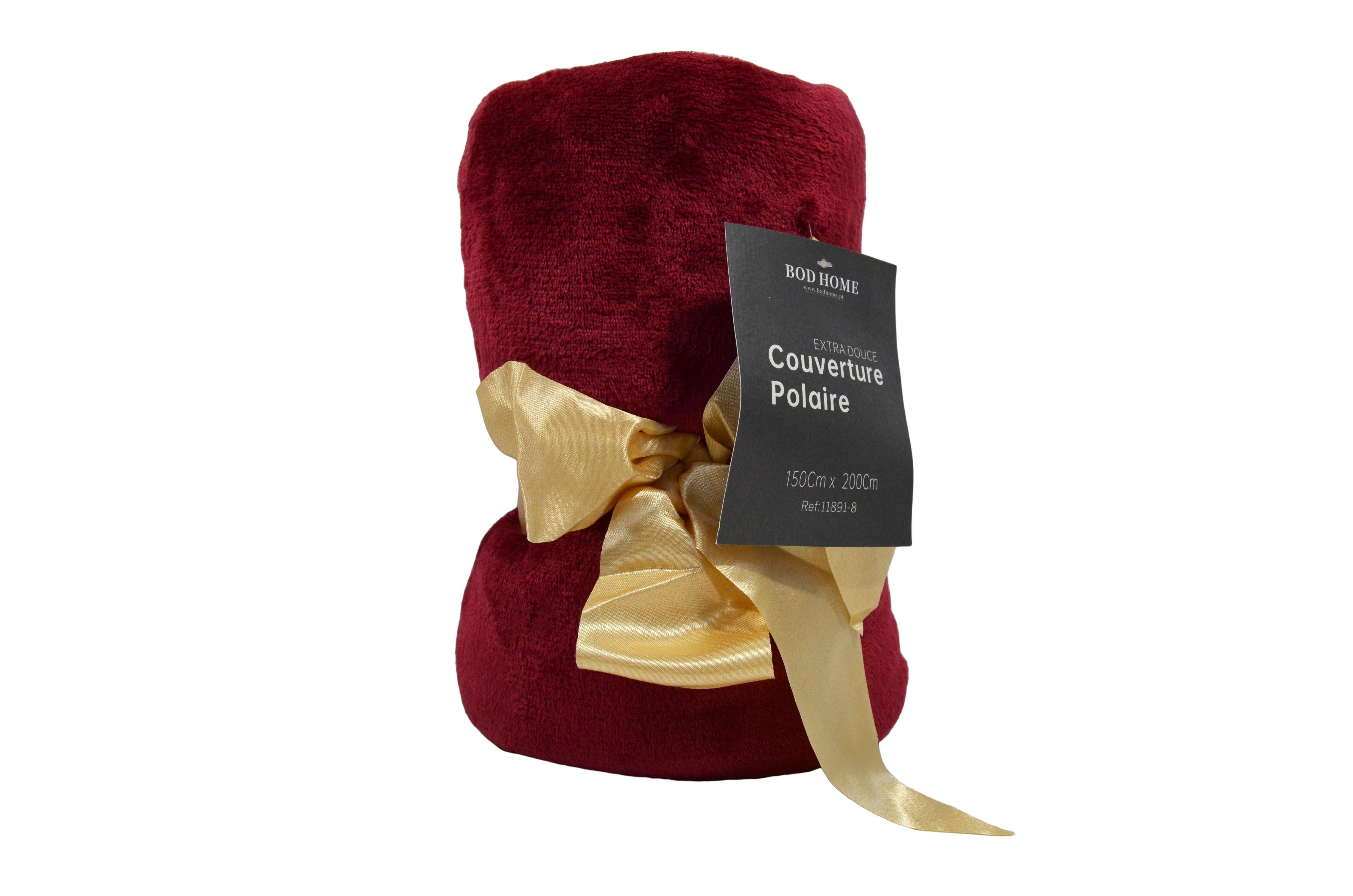BOD HOME - Wholesale Bedding Blanket - SOFT BURGUNDY BLANKET1