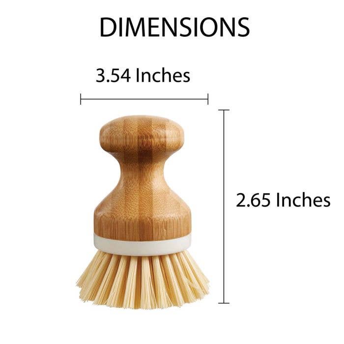 HIC - Harold Import Co. - Wholesale Kitchen Tool/Gadget - HIC Kitchen Bamboo Handle Dishwashing Vegetable Brush2