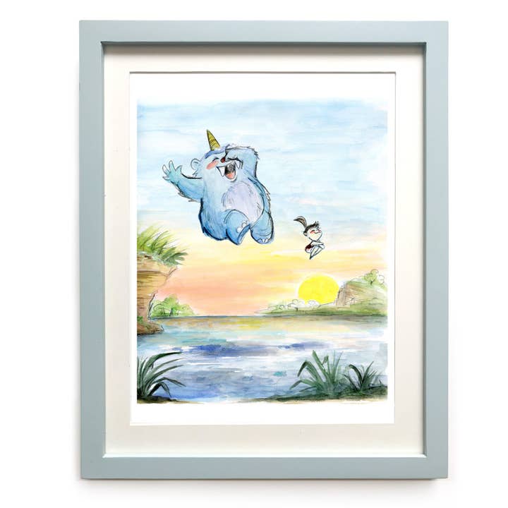 Monster Cannon Ball Art Print for wholesale by Le Petit Elefant