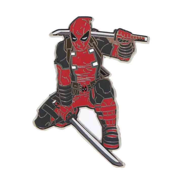 Marvel Deadpool Comic Book Enamel Pin for wholesale by Collector's Outpost