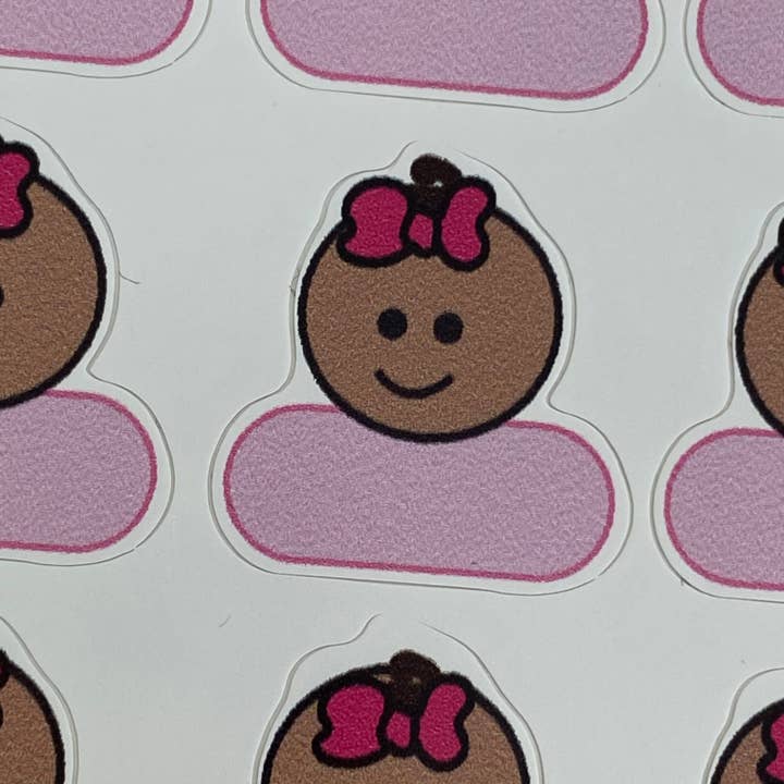 Pegatinas Baby Milestone (niña) para venta al por mayor de The Polka Dot Box