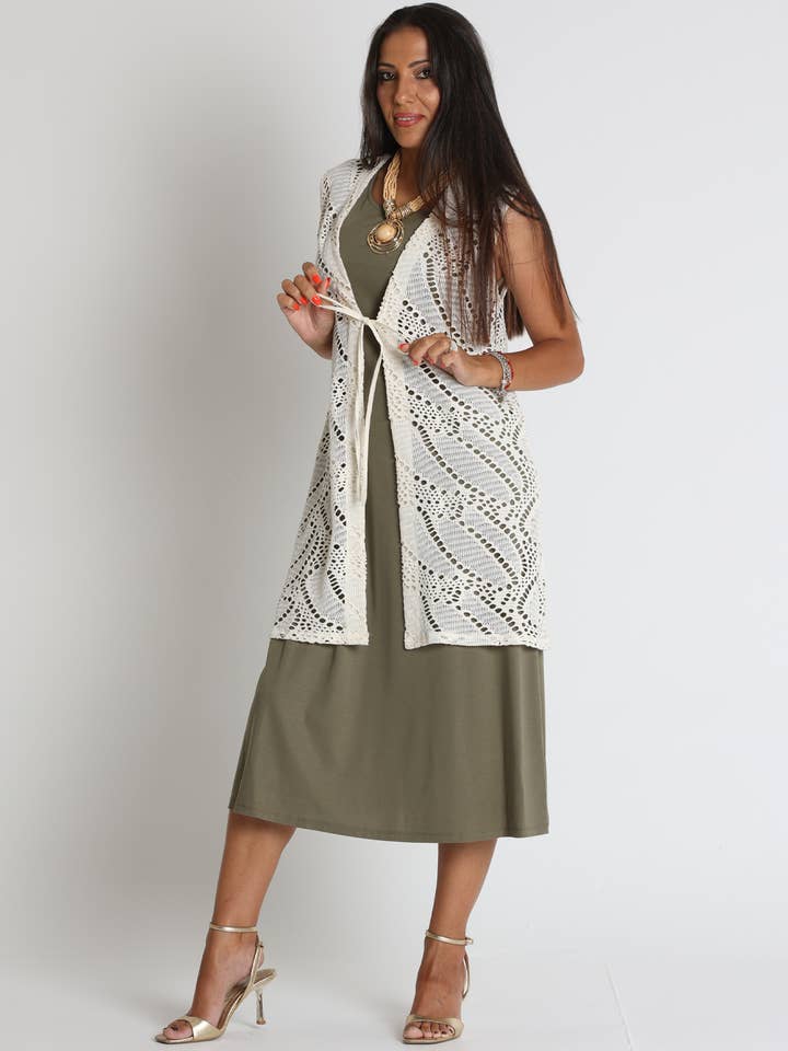 384066L CHALECO CROCHET para venta al por mayor de LOURDES CASTILLO