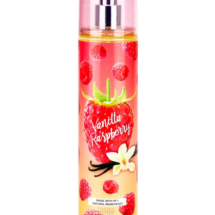 So French Perfumes - Wholesale Face & Body Mist/Water - Vanilla Raspberry Body Mist