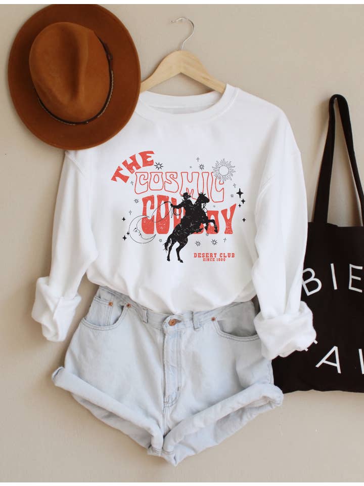 White The Cosmic Cowboy / Desert Club since 1890 for wholesale on Faire1