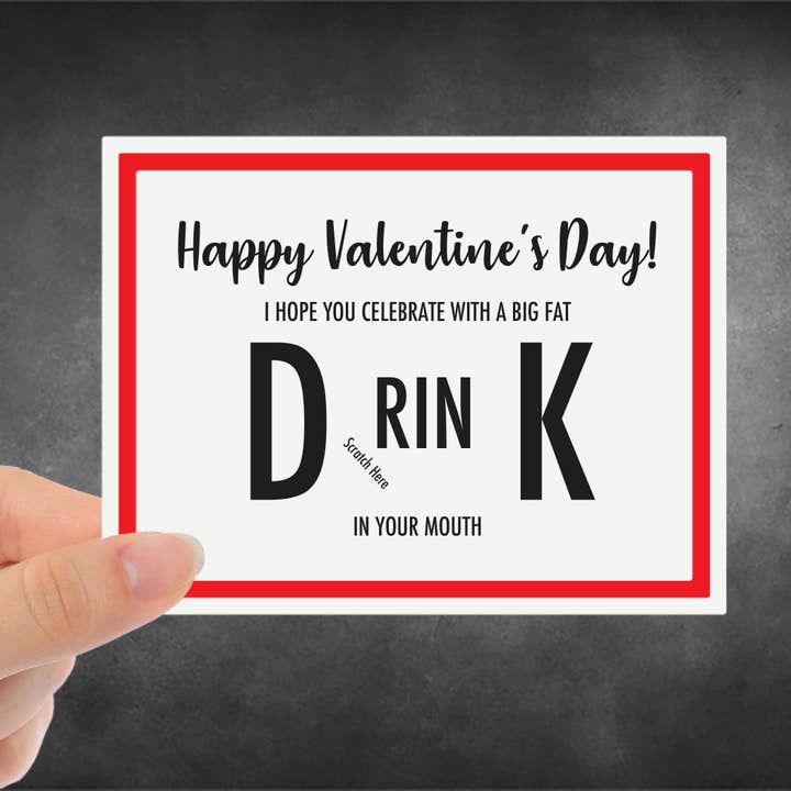 Snarky Card - Valentine - Scratch Off - HVD I Hope for wholesale by Snarky Megs