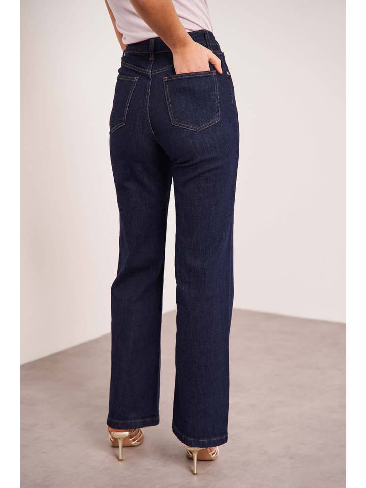 Oraije Paris - Vendita all'ingrosso Jeans - Donna - Jeans Barbara a gamba larga27