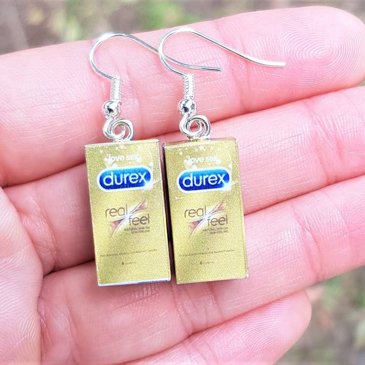 Cheeky Little Monkeys Jewellery - Wholesale Dangle earrings - Durex earrings2