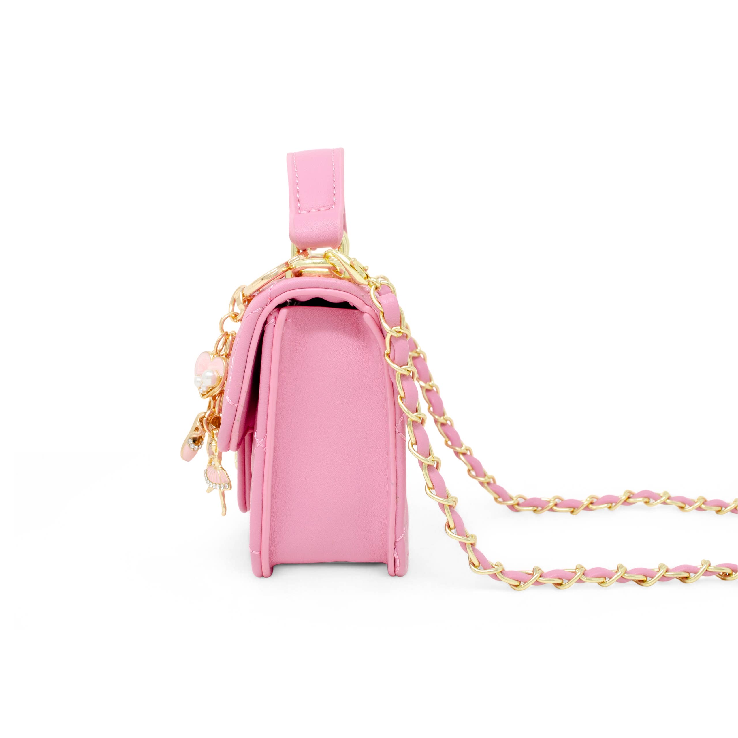 Tiny Treats and ZOMI GEMS - Wholesale Crossbody bag – kids - Tiny Quilted Ballet Charm Handbag4