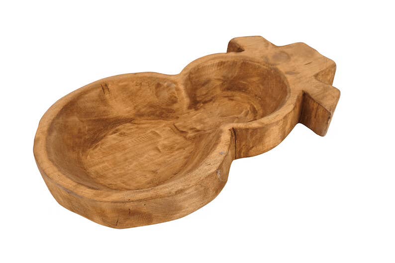 My Amigos Imports - Wholesale Candle Holder - Snowman-Farmhouse-Candle Ready Dough Bowl-6x12 inches-Small12