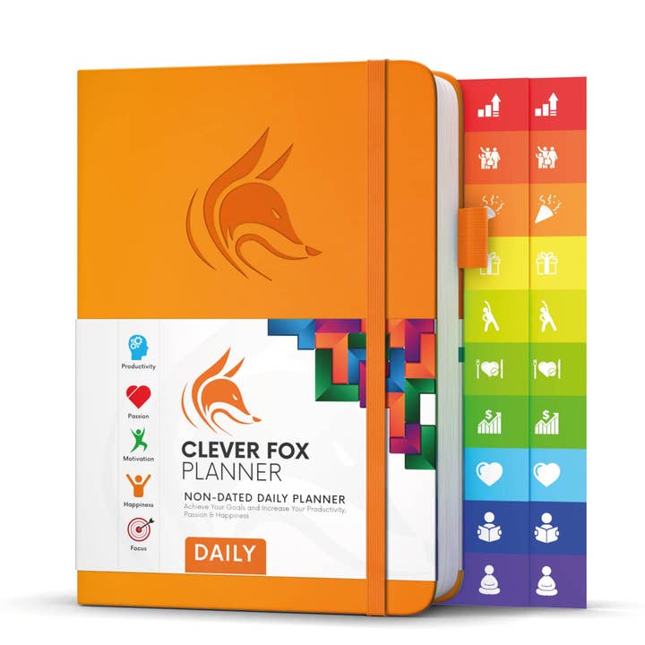 Undated Daily Planner - Life is Better With A Plan for wholesale by Clever Fox Planners