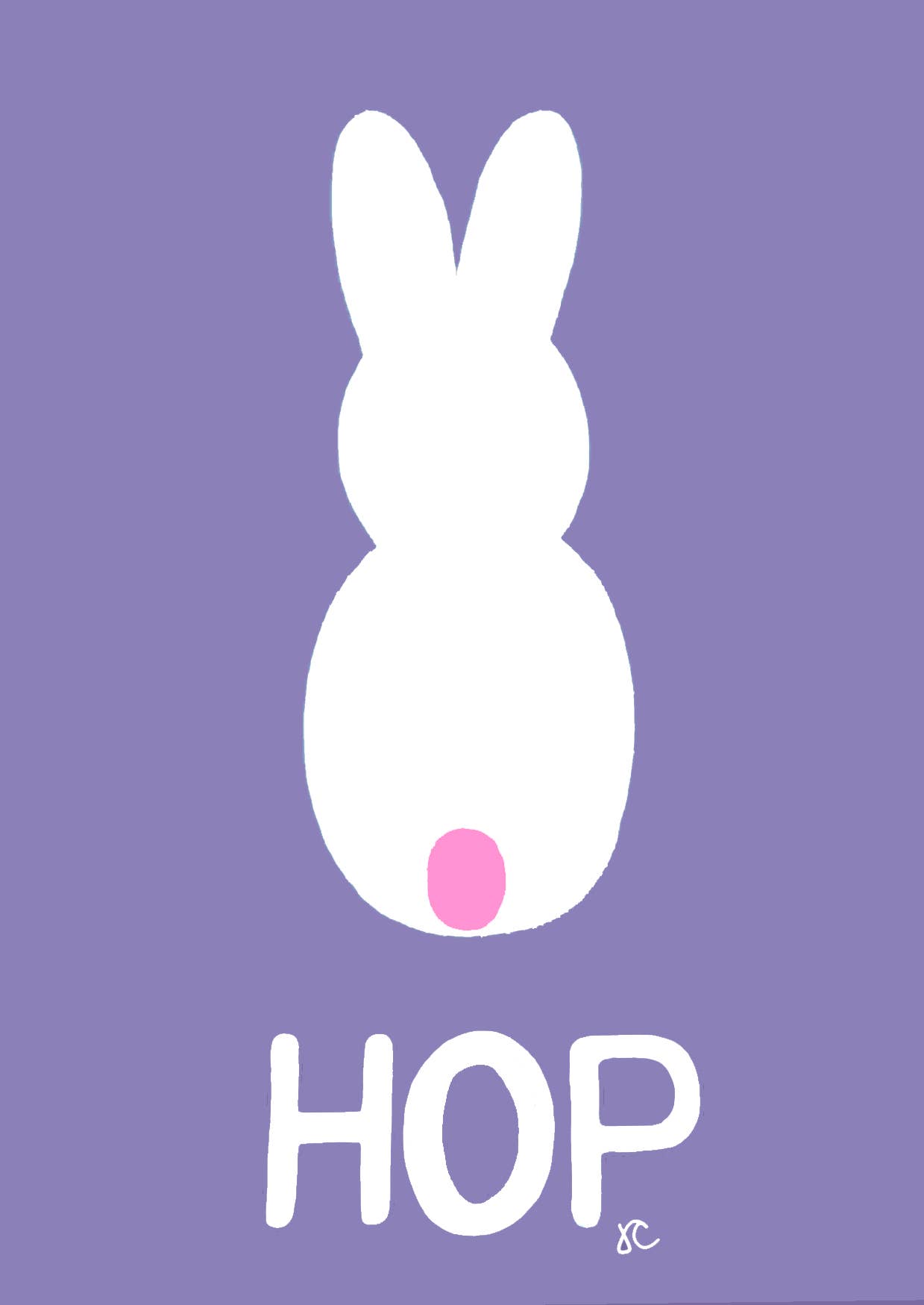 Citrus Daisy - Wholesale Easter Card - Easter Bunny Hop1