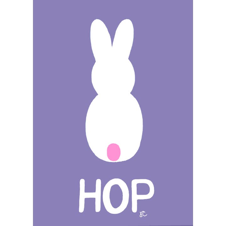 Citrus Daisy - Wholesale Easter Card - Easter Bunny Hop1