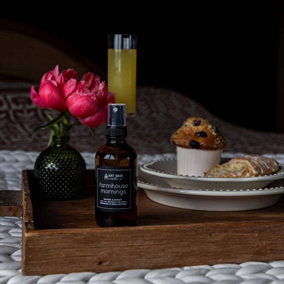 Farmhouse Mornings Air + Room Spray for wholesale by Dirt Road Candle Co