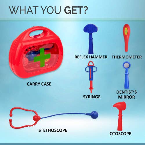 The Toy Group - Wholesale Toy Set - Kids - Playkidz 1st Medical Doctor Set with Storage Case8