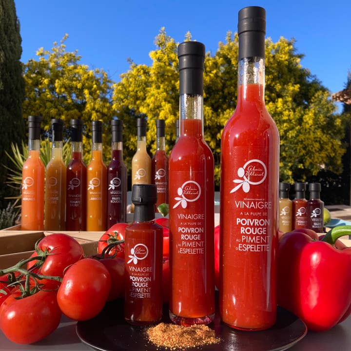 Red Pepper & Espelette Pepper Pulp Vinegar for wholesale by EI ALAIN VILLARET