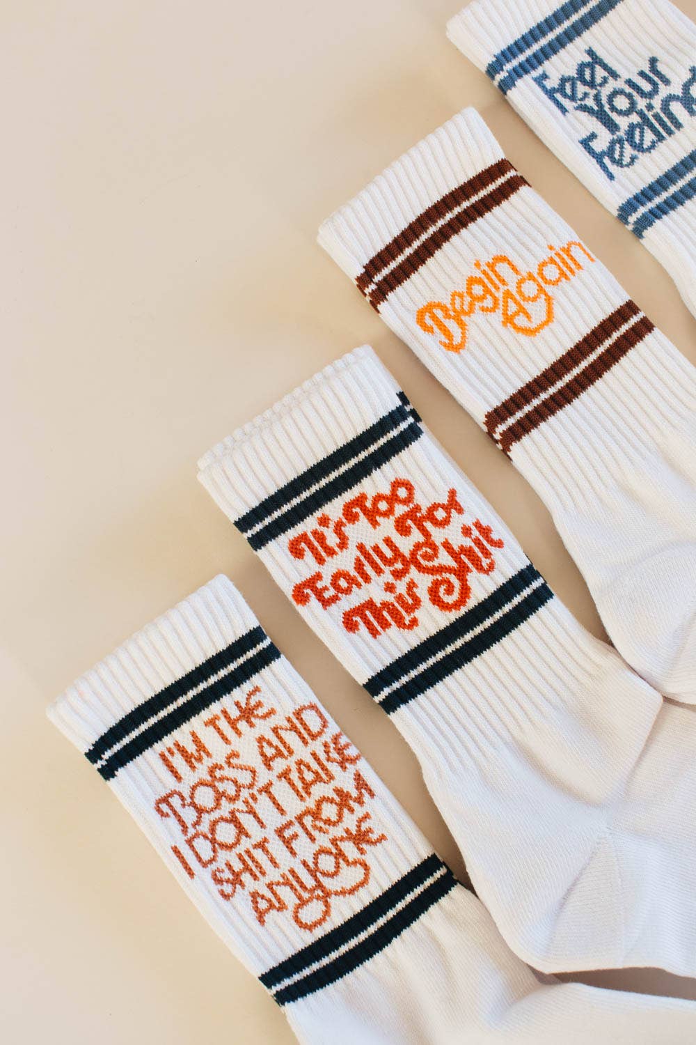 The Bee & The Fox – wholesale Socks – Unisex – It's Too Early For This Shit | Socks1
