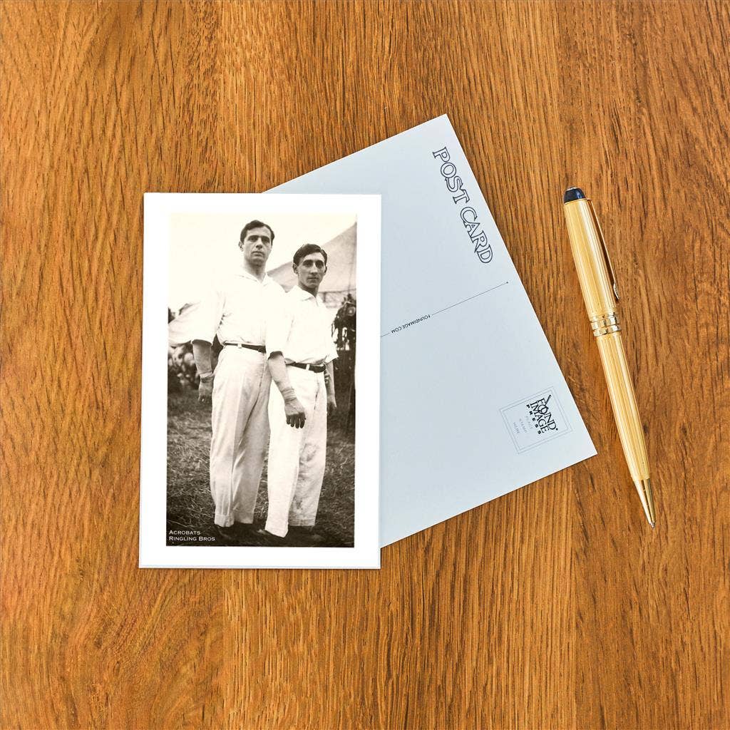 Found Image Press – wholesale Vykort – Vykort CI-31 Två cirkusakrobater, 19151