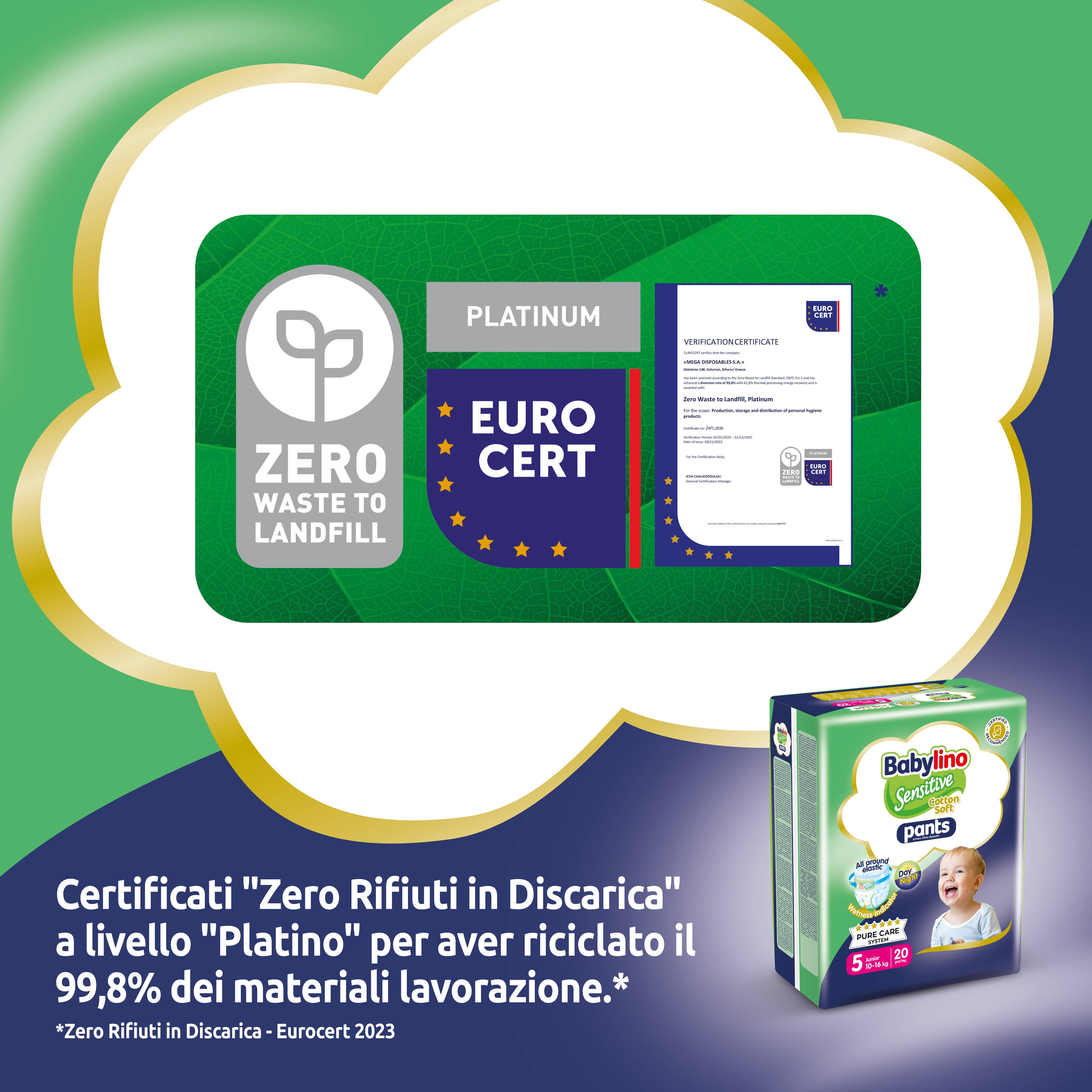 Babylino - Wholesale Diaper (Non-Cloth) - Baby - Babylino Sensitive Cotton Soft, Pant Diaper Size 5, 20 Units12