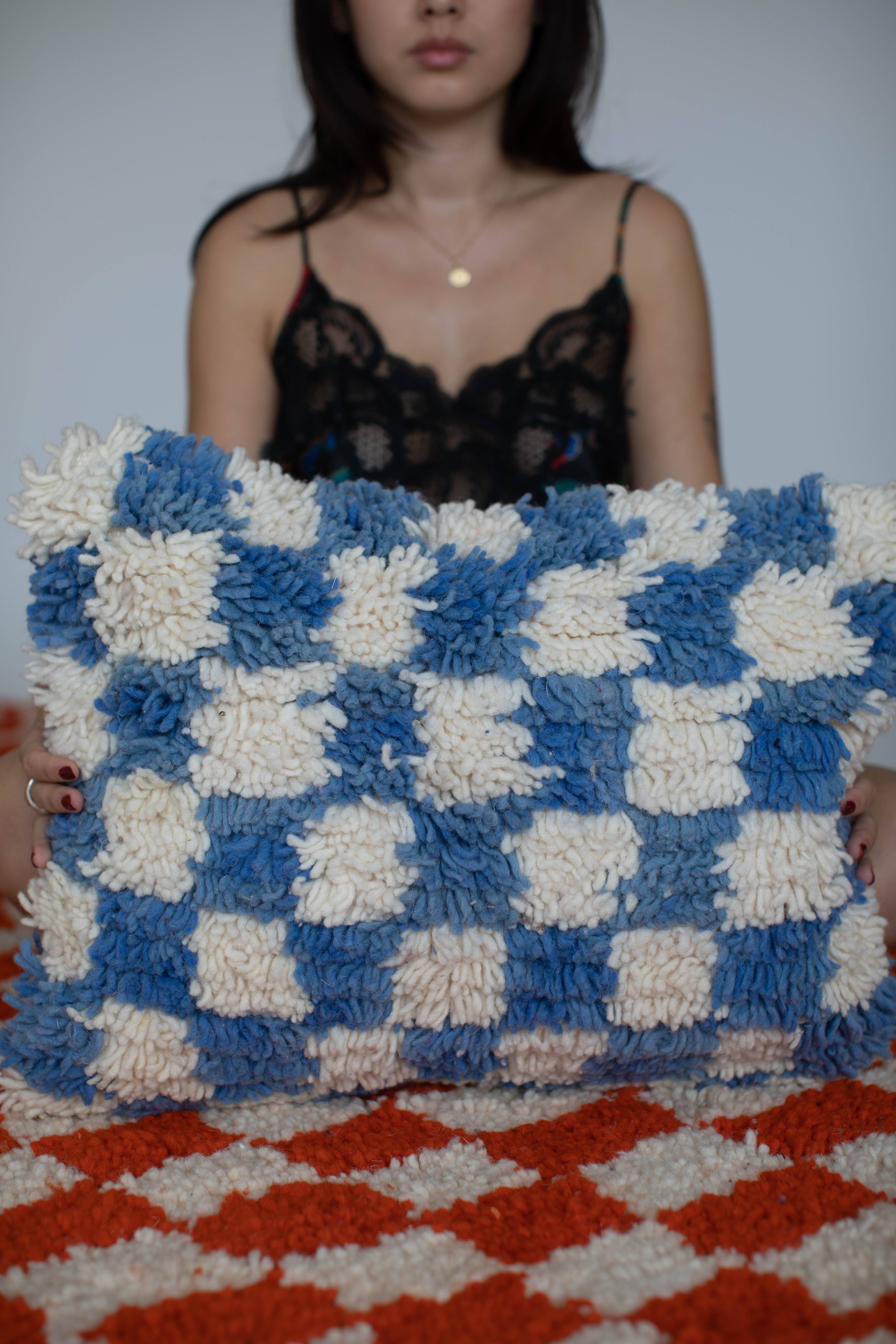 Voyage - Wholesale Throw pillow cover - Checkered Moroccan Pillow Covers9