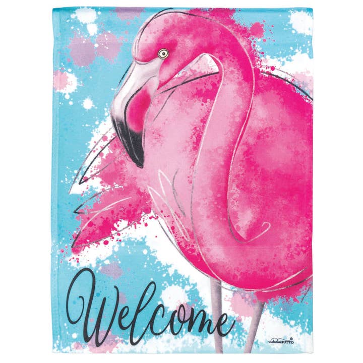 Welcome Flamingo for wholesale by Cottage Garden