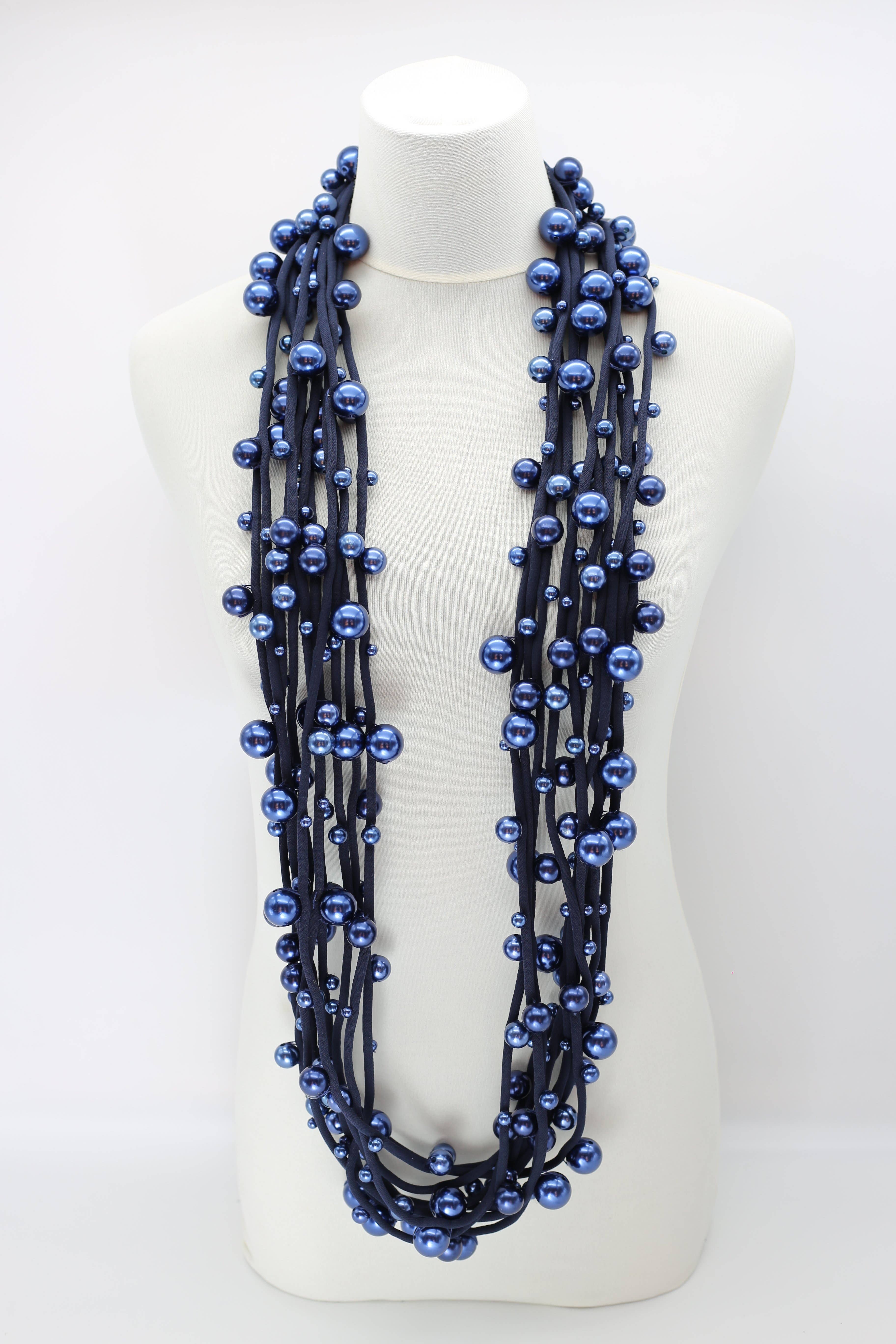 Jianhui London – Engroshandel Perlehalskæde – Faux perler på tekstil snor halskæder - Large13