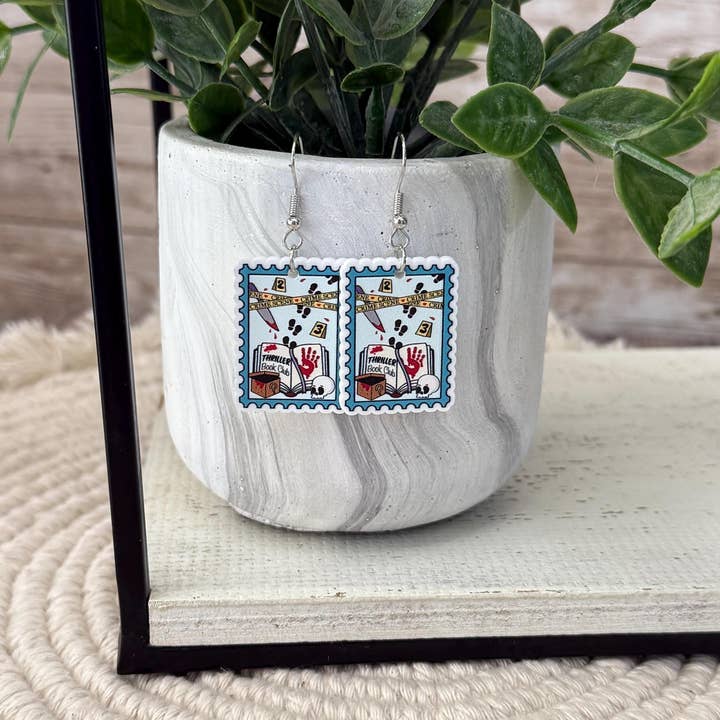 Briar layne - Wholesale Dangle Earrings - True Crime & Mystery Book Club Earrings3