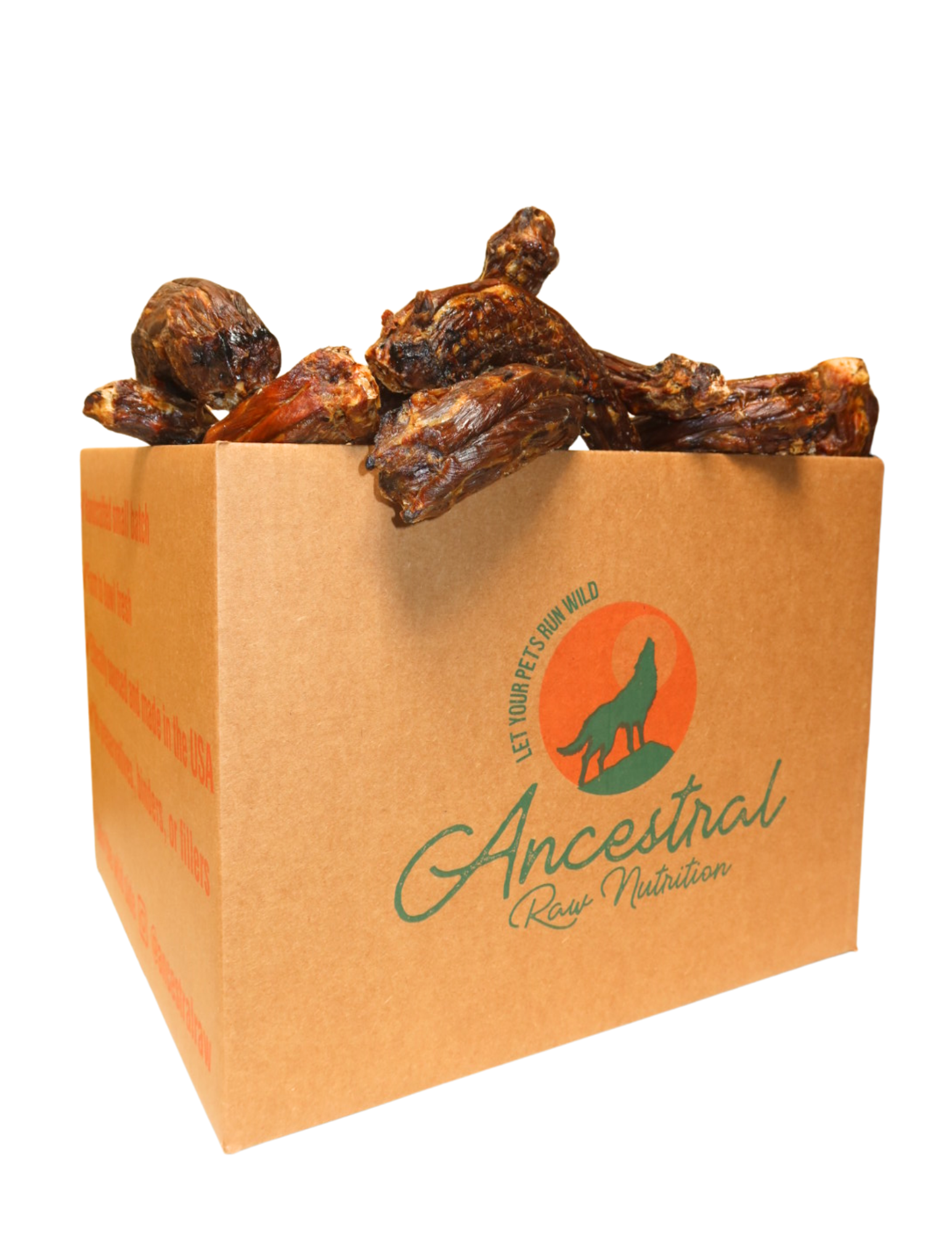 Ancestral Raw Nutrition - Wholesale Pet Treats - Dog - Dehydrated Turkey Neck - Bulk0