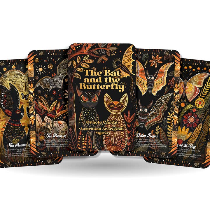 O Morcego e a Borboleta - 22 Cartas Oráculo - Transforme a Escuridão em Luz e Liberdade por atacado de Ibiza Tarot USA
