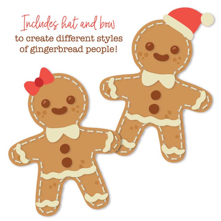 In Stitches: Gingerbread - Honey Cuts - Stand-Alone Dies for wholesale by Honey Bee Stamps