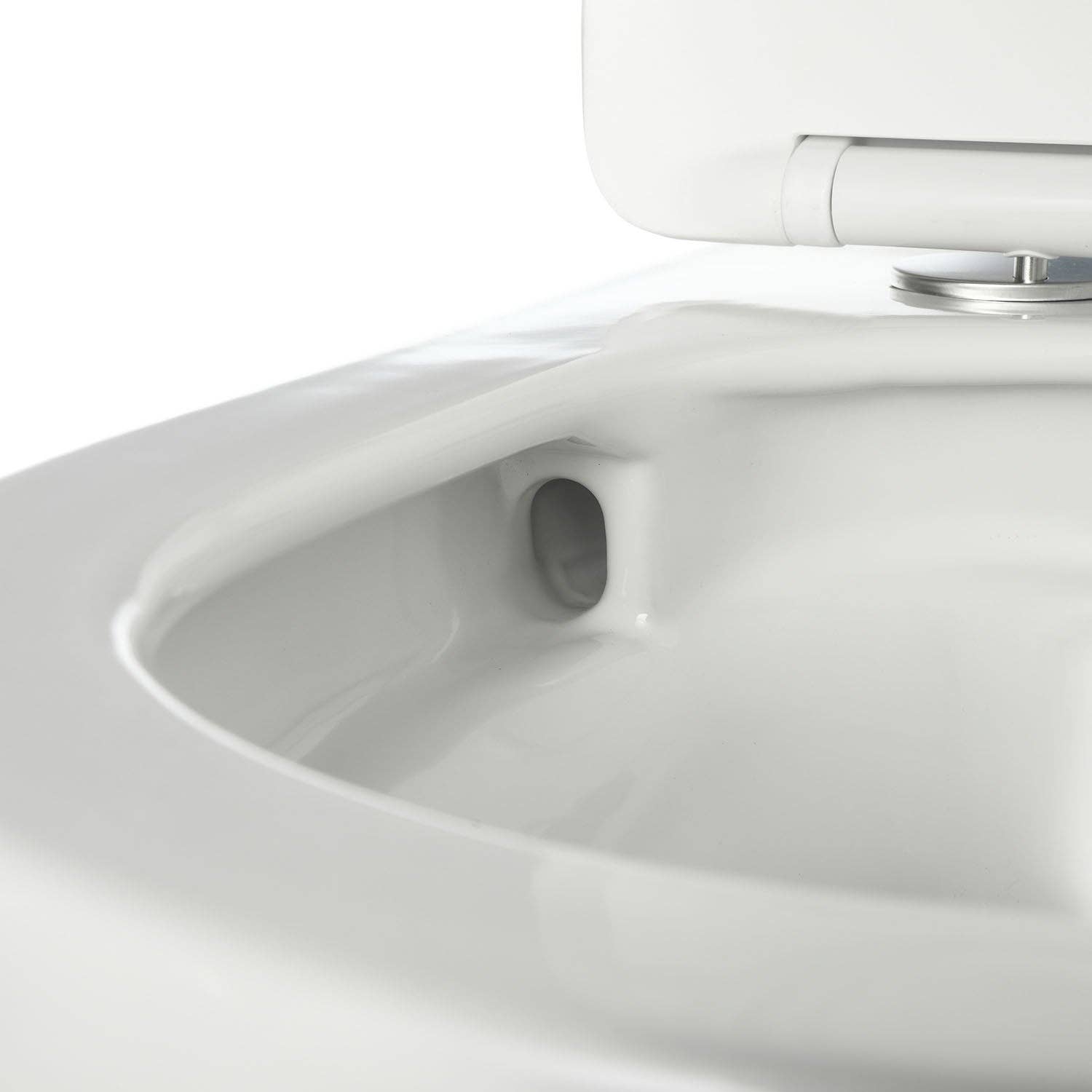 Stilform Handels GmbH - Vente Ensemble d'accessoires pour salle de bain - Toilettes suspendues sans rebord Soho 3.0 blanc brillant avec chasse Whirlflush Tornado et siège super fin1
