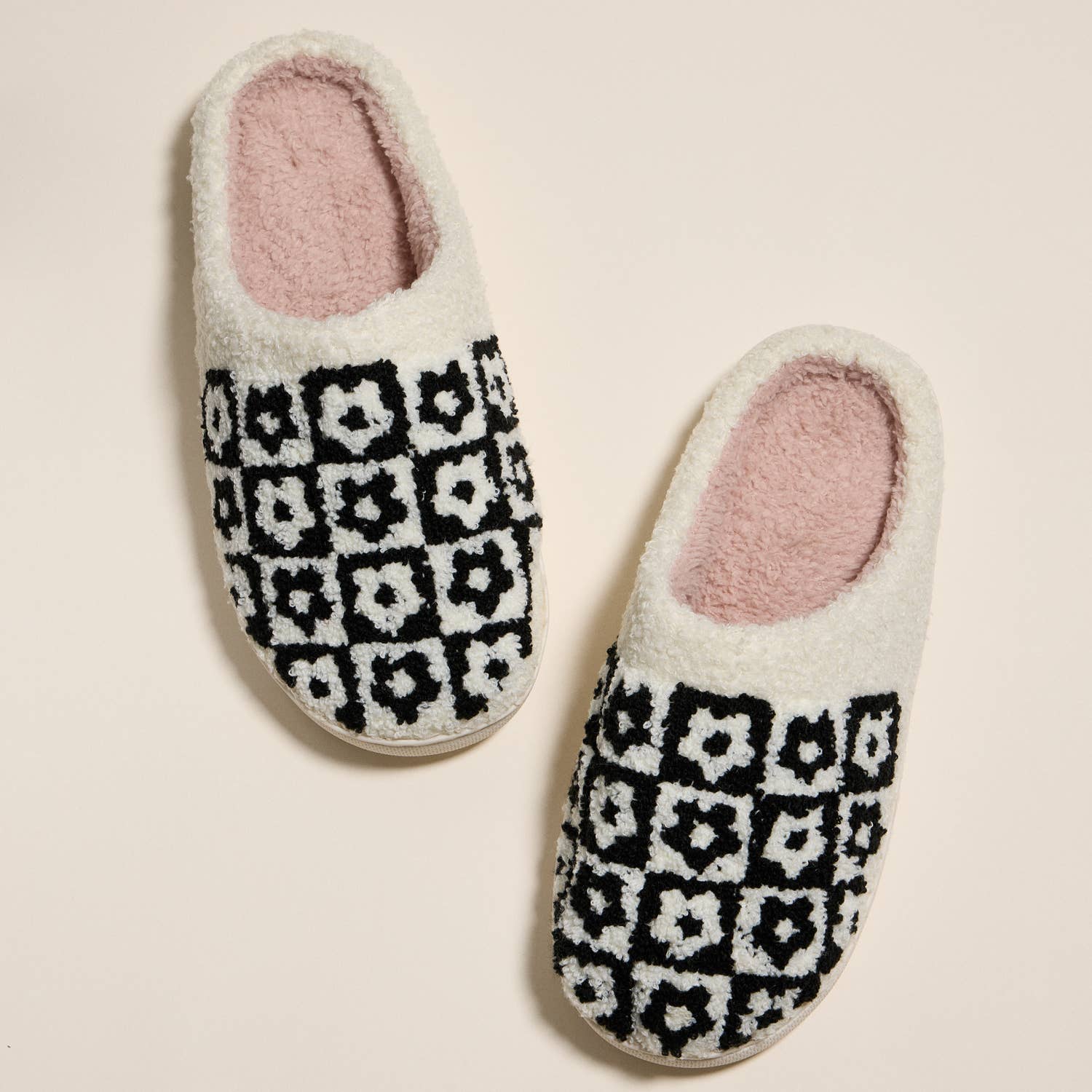 Frem - Vente Chaussons – femme - Chaussons d'intérieur élégants à blocs de couleur florale6