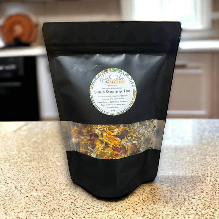 High Vibe Herbals - Wholesale Health/Detox Tea - Sinus Steam- Herbal Steam for Sinuses