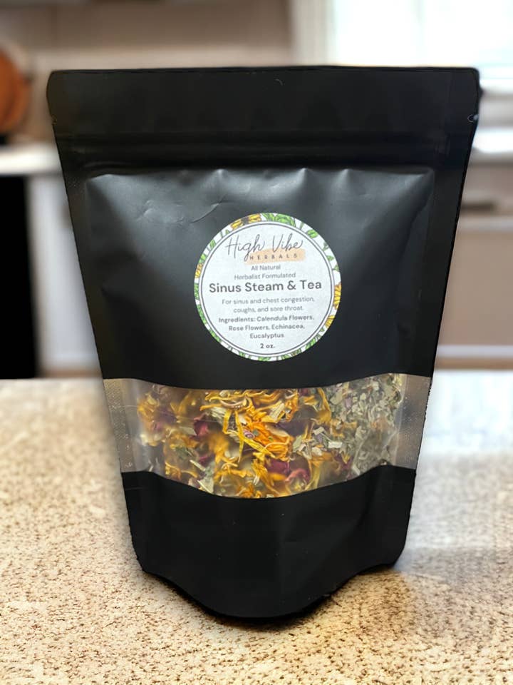 Sinus Steam- Herbal Steam for Sinuses for wholesale by High Vibe Herbals