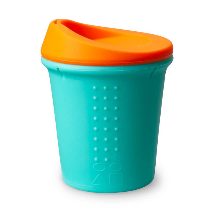Tazza da viaggio Kids To Go in silicone da 8 once per la vendita all'ingrosso da parte di GoSili