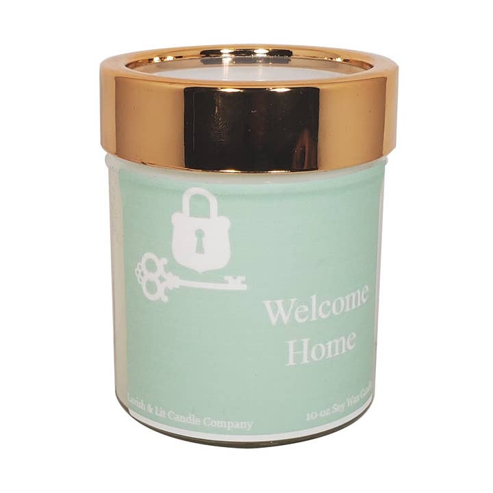Welcome Home - Bougie parfumée pour la vente par Lavish & Lit Candle Company