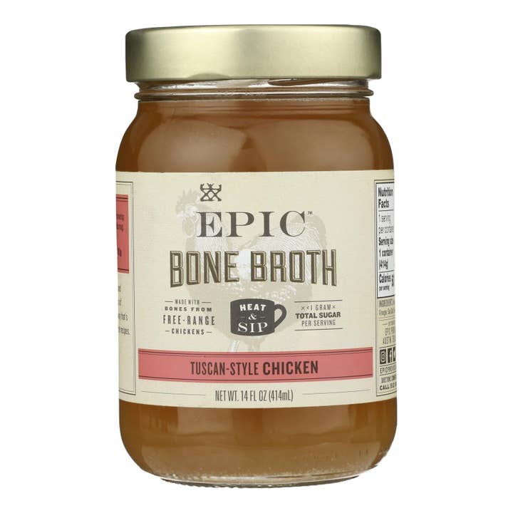 Everyday Supply Co - Wholesale Broth - Epic - Bone Broth Tuscan Chicken - Case Of 6-14 Fz