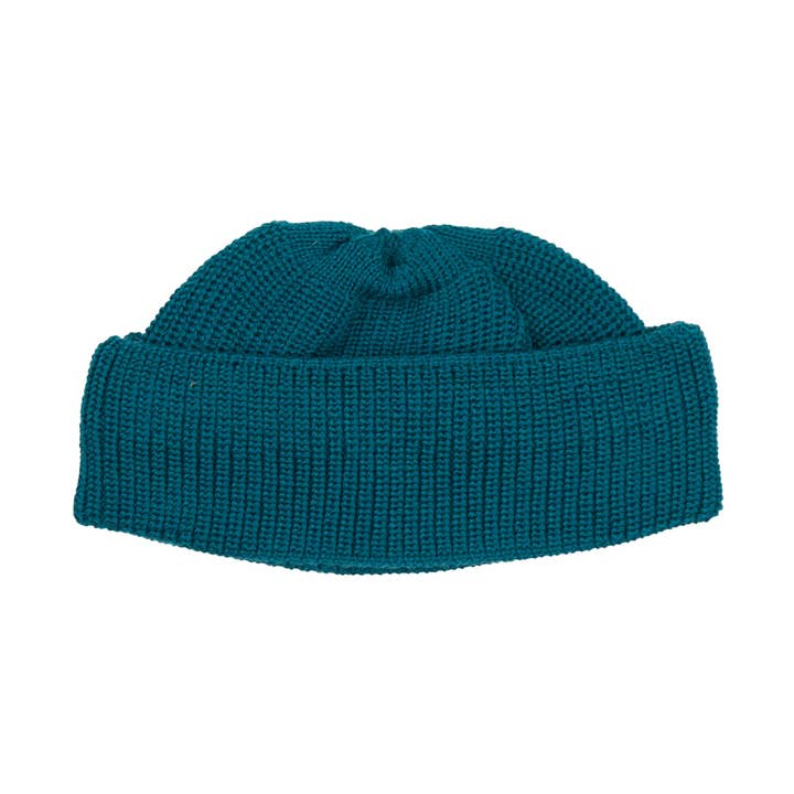 Merino Wool Signature Watch Cap - Teal for wholesale by Mars Knitwear